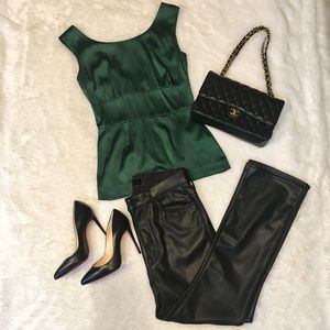 French Connection Low-Back Satin Top